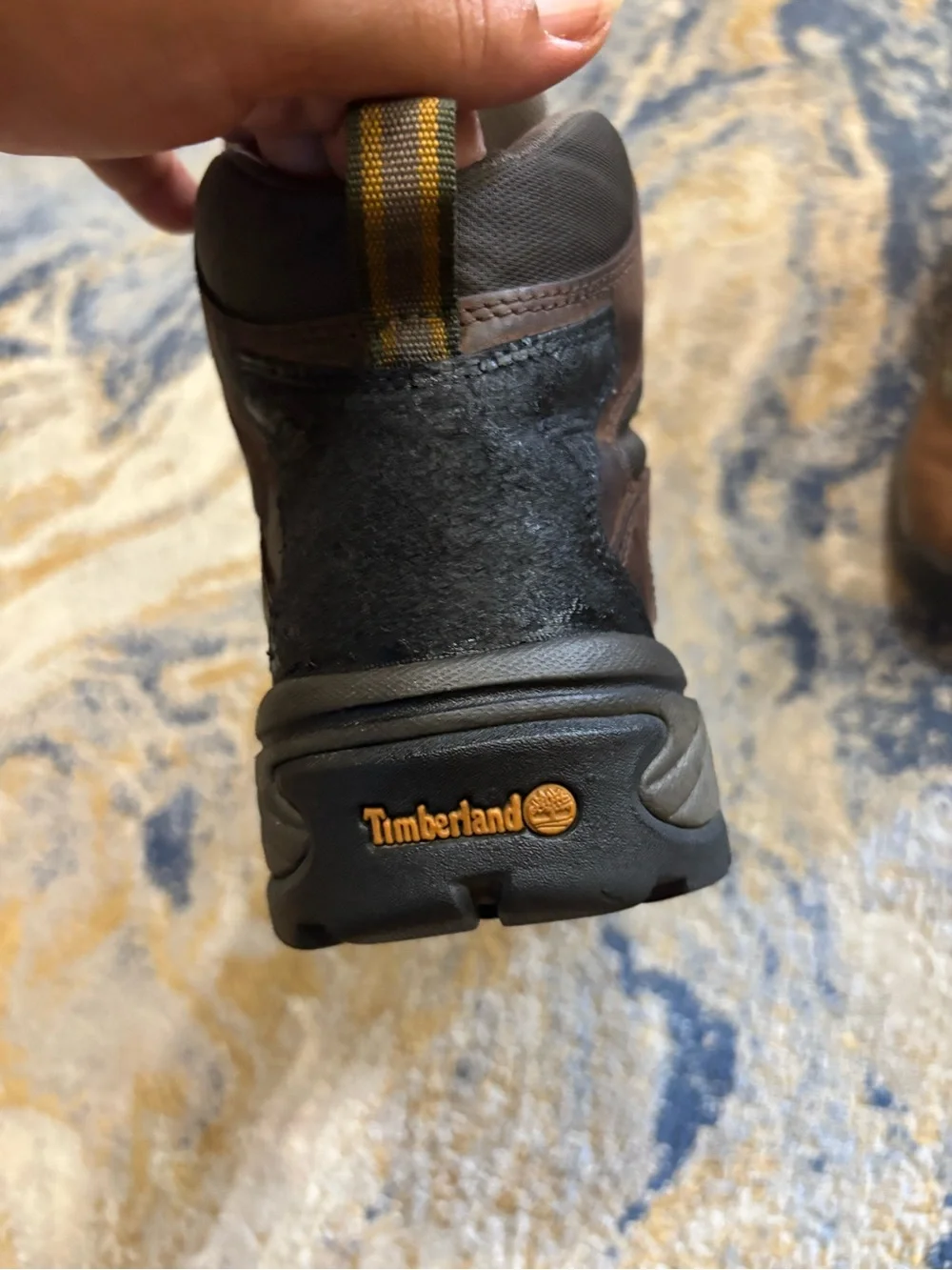 Timberland Brown Leather Hiking Boots - Men's Durable Trail Footwear